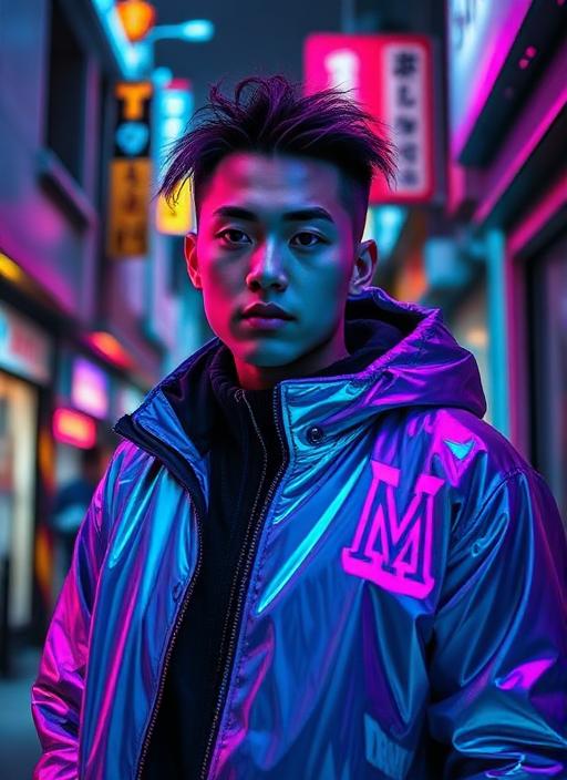 Cyberpunk Street Hero example result